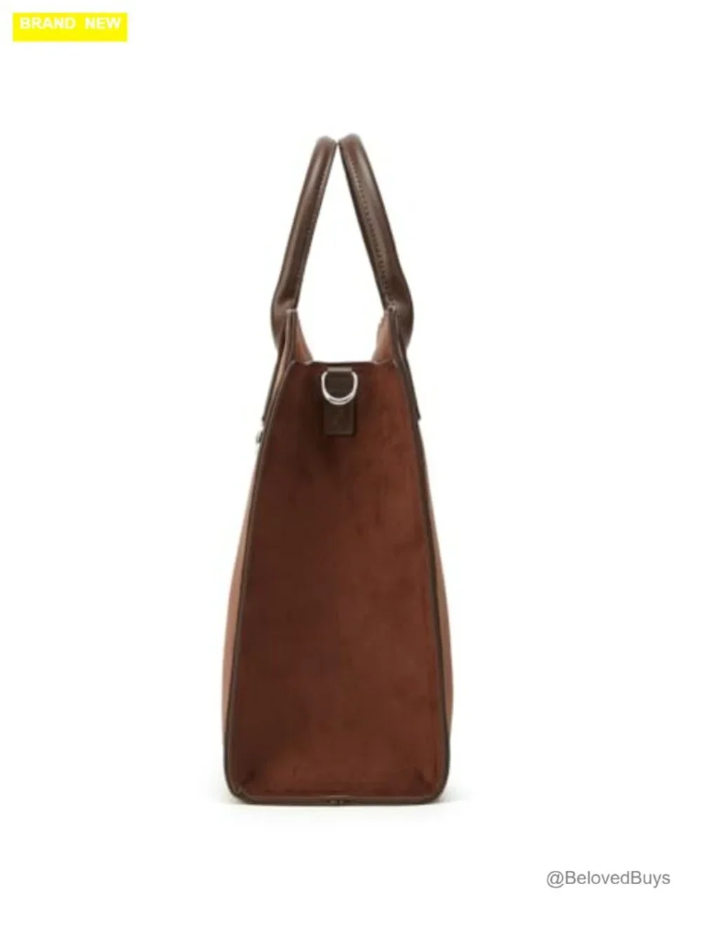 Suede Tote Handbag Shoulder Crossbody Bag Adjustable Strap Trendy